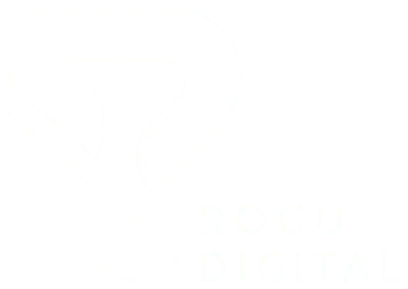 Rogu Digital Logo Negativo